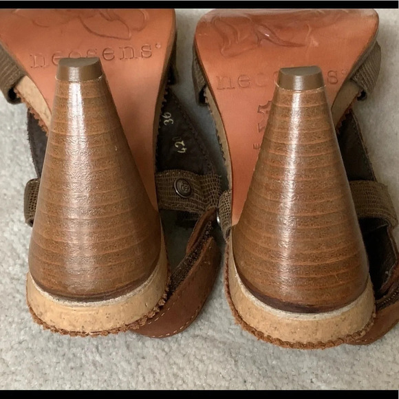Neosens Sandals Slingback made in Spain leather straps size 36 - Picture 7 of 16
